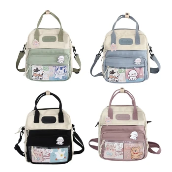 2023 Нова чанта през рамо, раница Harajuku, найлонова чанта с голям капацитет, студентски чанта през рамо за жени, чанта за книги