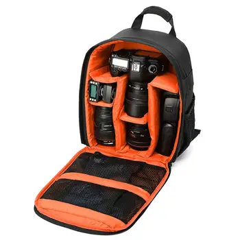 Професионална чанта за фотоапарат външна водоустойчива мека найлонова снимка DSLR Камера Раница на Жените и Мъжете Пътна чанта Пакет