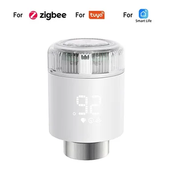 1 бр. термостат радиатора TRV, термостатичен клапан Smart Life/Sasha Smart Home Improvement, домашно сигурност за Zigbee 3.0