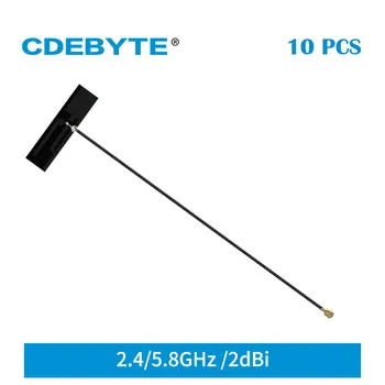 10 бр./лот 2.4 Ghz 5,8 Ghz Печатна ПЛАТКА Вградена Антена в 2dBi 50 2 W IPEX-1 Интерфейс CDEBYTE TXWF-PCB-3810
