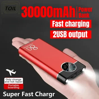 20000 ма Power Bank Super Fast Chargr PowerBank Преносимо Зарядно Устройство с Дигитален Дисплей външна Батерия за iPhone Xiaomi Samsung