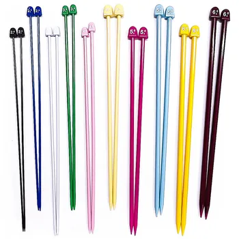 20pcs Цветни куки, Определени спици, за плетене, Инструменти, аксесоари за бродерия, комплекти за плетене на пуловери, 2 мм-6,5 мм