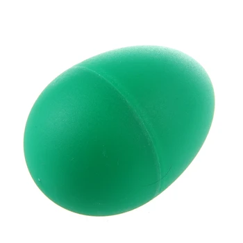 5 Двойки зелени пластмасови дрънкалки Egg Maraca, шейкър, Перкуссионная детска музикална играчка