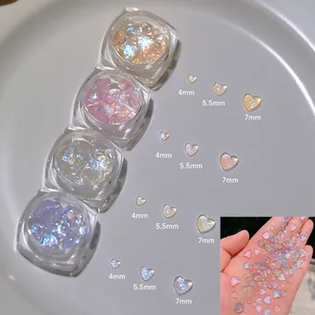 50шт Crystal 3D Чар Декорация за нокти Светкавица Блестящи Кристали по Маникюр, Украшение САМ Aurora Дизайн на бижута Кликнете върху ноктите
