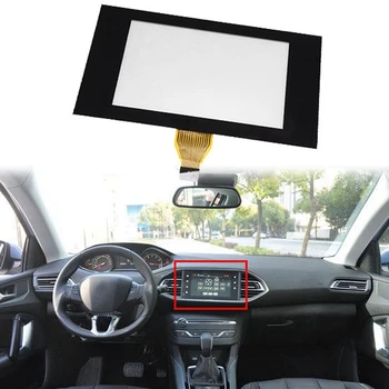 7 Инча 30 Контакти стъкла Сензорен Панел Дигитайзер Обектив за Peugeot 308 308S 408 Автомобилното Радио DVD Плейър GPS Навигация