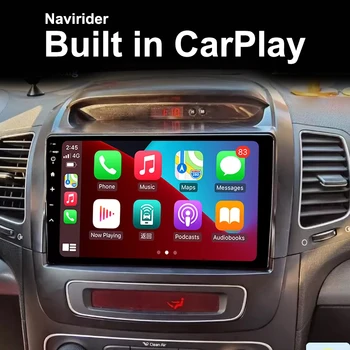 9-Инчов Android 13 Авто Радио, Мултимедиен Плейър За Kia Sorento 2013 2014 2Din GPS Navi Bluetooth Авторадио Безжичен Carpaly