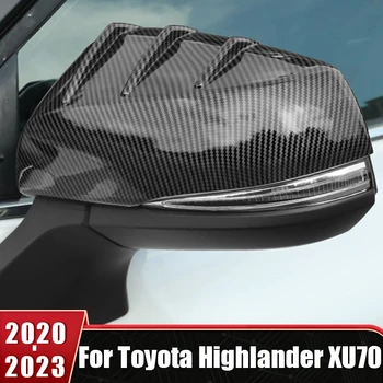ABS Защитно покритие на Огледалото за Обратно виждане, Режийни Ленти, Етикети За Toyota Highlander XU70 Kluger 2020 2021 2022 2023 Автомобилни Аксесоари