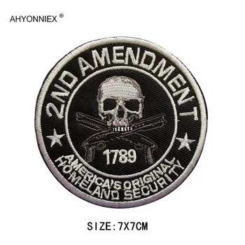 AHYONNIEX, 1 бр., висококачествено 3D бродерия, американската нарукавная превръзка 1789 г., значка, знаме, тактическа стикер на морала, нашивка, направи си сам
