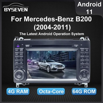BySeven Android 11 За Mercedes Benz A B V Class W169 W245 W639 Vito Автомобилен Мултимедиен Плейър GPS Навигация Главното Устройство Стерео IPS