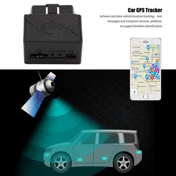 GPS тракер сбд в реално време OBD 16PIN Mini Plug и Play автомобилно устройство за проследяване на GSM OBD II OBD2 GPS локатор със софтуер / приложение