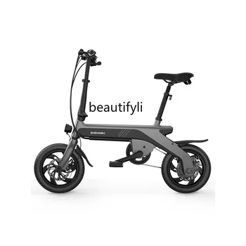 yj 12-инчов електрически велосипед, ultralight литиева батерия, сгъваеми велосипеди, малък електрически автомобил