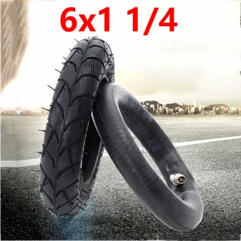 Висококачествена външна и вътрешна гума 6x1 1/4, 6-инчов въздушно дължината на гума за електрически скутери, аксесоари за сгъваеми велосипеди