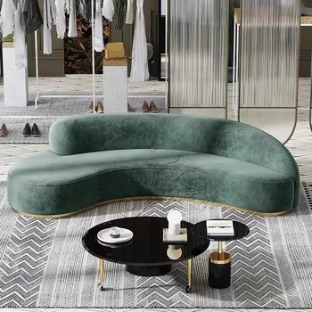Декоративен диван за хола на Луксозен Европейски Удобен Релаксираща Скандинавски Разтегателен Модерни мебели за дома Sillas Para Sala De Estar
