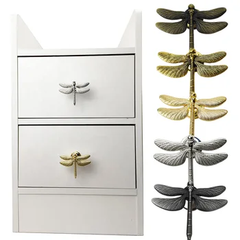Дръжка за шкафове Висококачествени мебели за дома дръжка Dragonfly от с сплав за шкафове и врати за детска стая