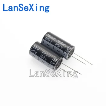 Електролитни кондензатори 400v150uF, обем 18*35, електронни компоненти, кондензатор директно въвеждане, 150 uf 400