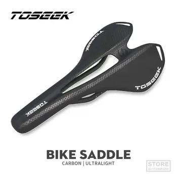 Кормило на седлото TOSEEK от въглеродни влакна Road МТБ Bike Saddle105G 7*9 Предлаганите от 8 цвята