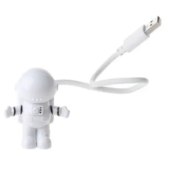 Креативен космонавт, Астронавт, led Гъвкави USB-лампа, лека нощ за детски играчки