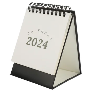 Настолен календар в 2024 година Настолен календар Прост Календар с орнаменти Календар в бизнес стил на Офис календар