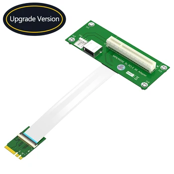 НОВ ключ NGFF M. 2 A /E към PCI Express X8, USB 2.0 Странично Card 4Pin Power с Удлинительным Кабел спк стартира строителни Магнитна Панел Вертикален Монтаж