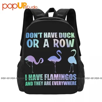 Нямам патици Или няколко, имам фламинго, И те са навсякъде Раница, преносим чанта за пазаруване с голям капацитет