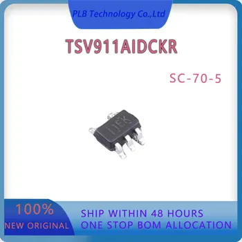Оригиналната интегрална схема TSV911 TSV911AIDCKR SC70-5 IC чип Нови Електронни Усилватели операционни усилватели с Общо предназначение В наличност
