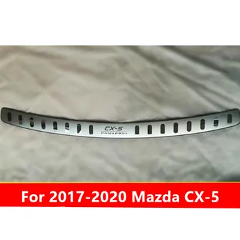 Оформление на Автомобила ултра тънък Протектор Задната Броня на Автомобила от Неръждаема Стомана, малка перука на темето на Протектора Багажник на 2017-2020 Mazda CX-5 CX 5 CX5