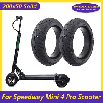 Плътна гума 200X50, 8-инчов гума за електрически скутер Mini Speedway 4 Pro, две колела за ховерборда, аксесоари и резервни части