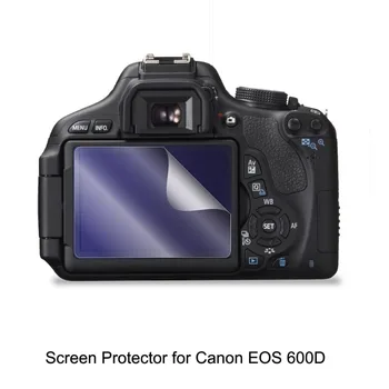 Прозрачно защитно фолио за LCD дисплей със защита от надраскване аксесоари за фотоапарат Canon EOS 600D