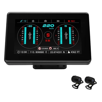 Сензорен екран С20-M Авто Централен Дисплей Автомобилен GPS-Проектор Ниво Компас Скоростта на Колата на Борда на Дисплея Аларма
