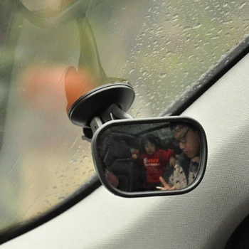 Сигурно детско огледало за обратно виждане в задната седалка на автомобила, Регулируема детско куполна огледалото за обратно виждане, авто монитор за деца, Аксесоари за Автомобили