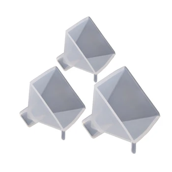 Силиконови форми за пирамидок, форма за отливане на бижута със собствените си ръце, форма за украса на дома масата, H9ED