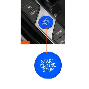 Смяна на Бутоните на Ключа за Запалване Стартиране на Двигателя на превозното средство За BMW Серия 3 G20 G05 G06 G07 G14 G29 F40 F44 Аксесоари