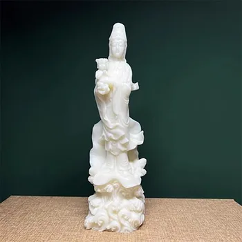 Статуя на Бодхисатва Тагуа Qiong Дзъ Гуаньинь, скулптура от смола, китайски статуи на Буда, Статуята на Фън шуй за дома, офиса