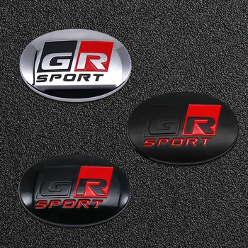 Стикер С Логото на Емблемата на Волана на Автомобил Toyota GR Sport Gazoo Racing C-HR RAV4 Mirai Avensis Prado Автомобилни Аксесоари