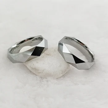 Уникални волфрам пръстени за двойки, Многопластова геометрични модни бижута, най-високо качество Сватбени пръстени за влюбени двойки за мъже и жени